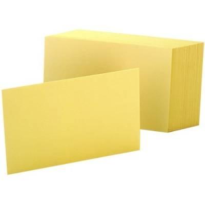 TOPS Oxford Colored Blank Index Cards (7420CAN)