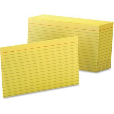 TOPS Oxford Colored Ruled Index Cards (7421CAN)
