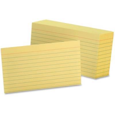 TOPS Oxford Colored Ruled Index Cards (7521CAN)