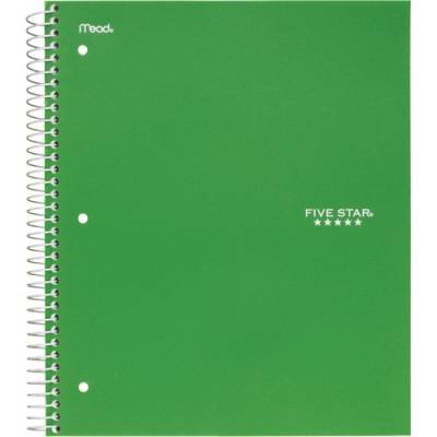 ACCO Five Star Wirebound College Rule 5 - subject Notebook - Letter (72079)