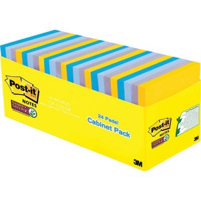 3M Post-it New York Collection Post-it Super Sticky Notes (65424SSNYCP)