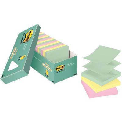 3M Post-it Pop-up Notes, 3" x 3", Marseille Collection (R33018APCP)