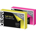 Oxford Self-Stick Index Cards (61200)