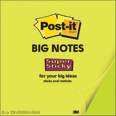 3M Post-it Super Sticky Big Notes (BN11G)