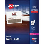 Avery Printable Note Cards, Two-Sided Printing, 4-1/4" x 5-1/2", 60 Cards (5315)