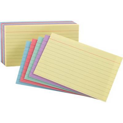 TOPS Oxford Ruled Index Cards (35810)