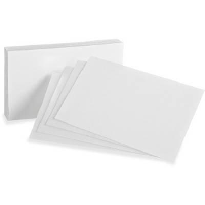 TOPS Oxford Blank Index Cards (50)