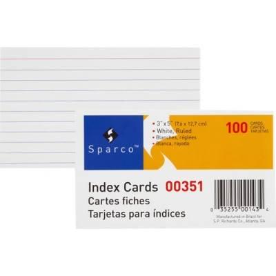 Sparco Products Sparco Printable Index Card (00351)