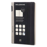 Moleskine Professional Notebook, Narrow Rule, Black Cover, 8.25 x 5, 192 Sheets (PROPFNTB3SBK)