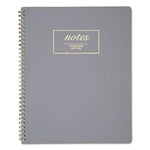 Cambridge Workstyle Notebook, 1 Subject, Wide/Legal Rule, Gray Cover, 11 x 9, 80 Sheets (59319)
